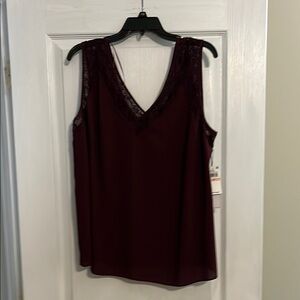 1. State Mahogany Sleeveless Camisole Top NWT 2X